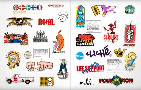 90s Skateboard Stickers, Classic 90s Stickers